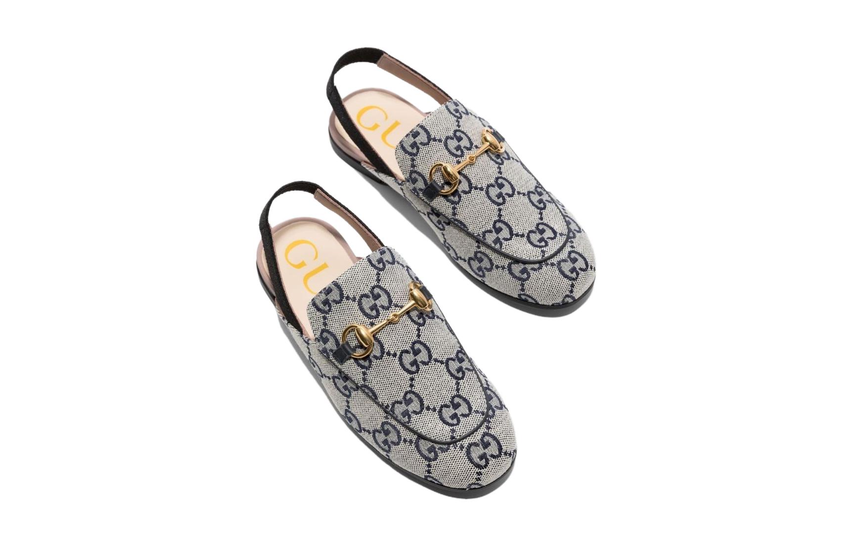 Lookbook (PS) Gucci Princetown ''Toile Double G Bleu et Blanc'' 478189-9SF50-9370