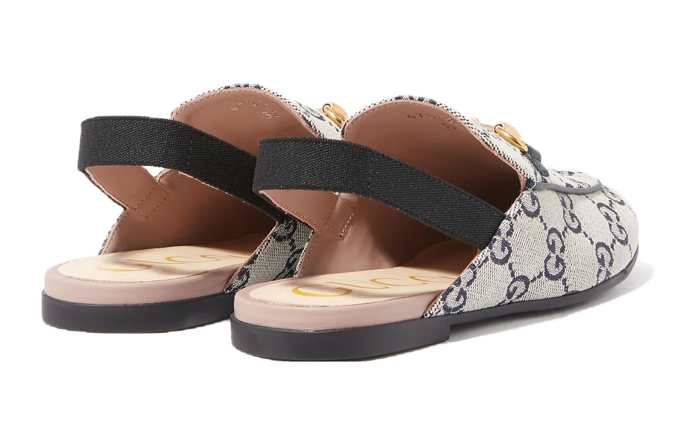 Purchase (PS) Gucci Princetown ''Toile Double G Bleu et Blanc'' 478189-9SF50-9370