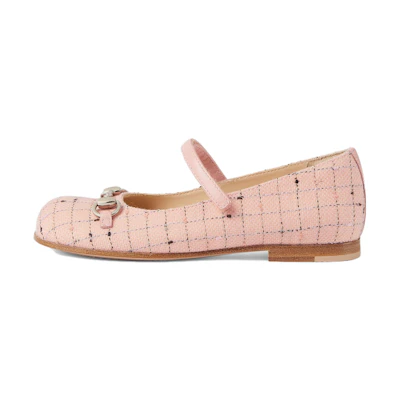 (PS) Gucci Round Toe Flat 'Pink Casual Shoe'