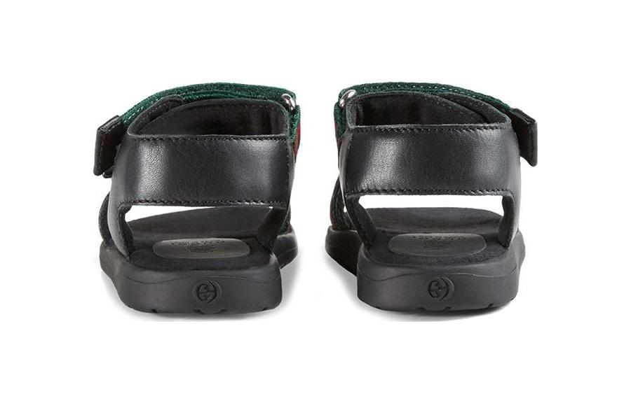 Purchase (PS) グッチ ラバーGGスライド (ブラック) 257759-BLN10-1060