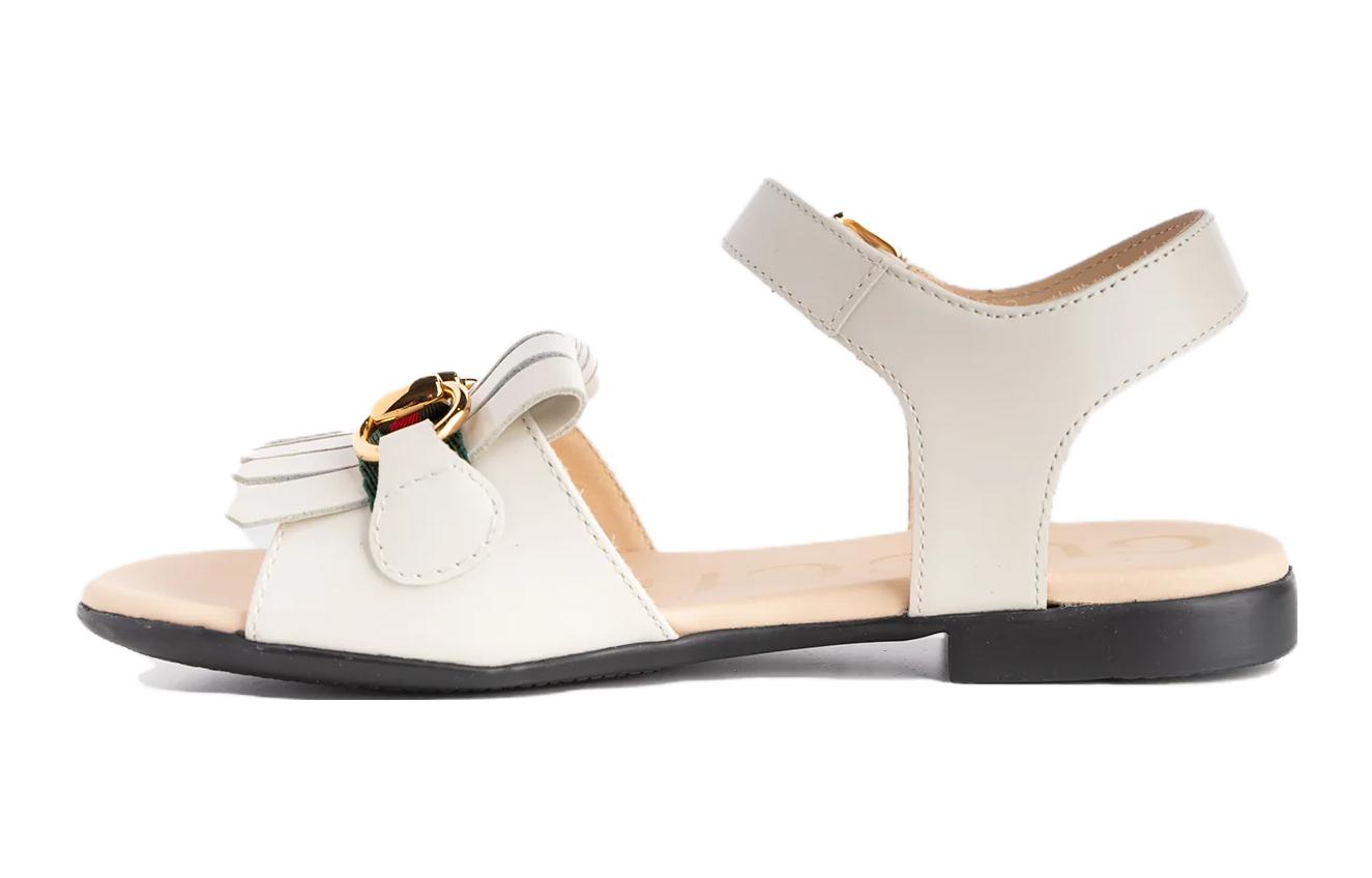 (Preschool) Gucci Rubber GG Slide 'White' 725766-AABF0-9165