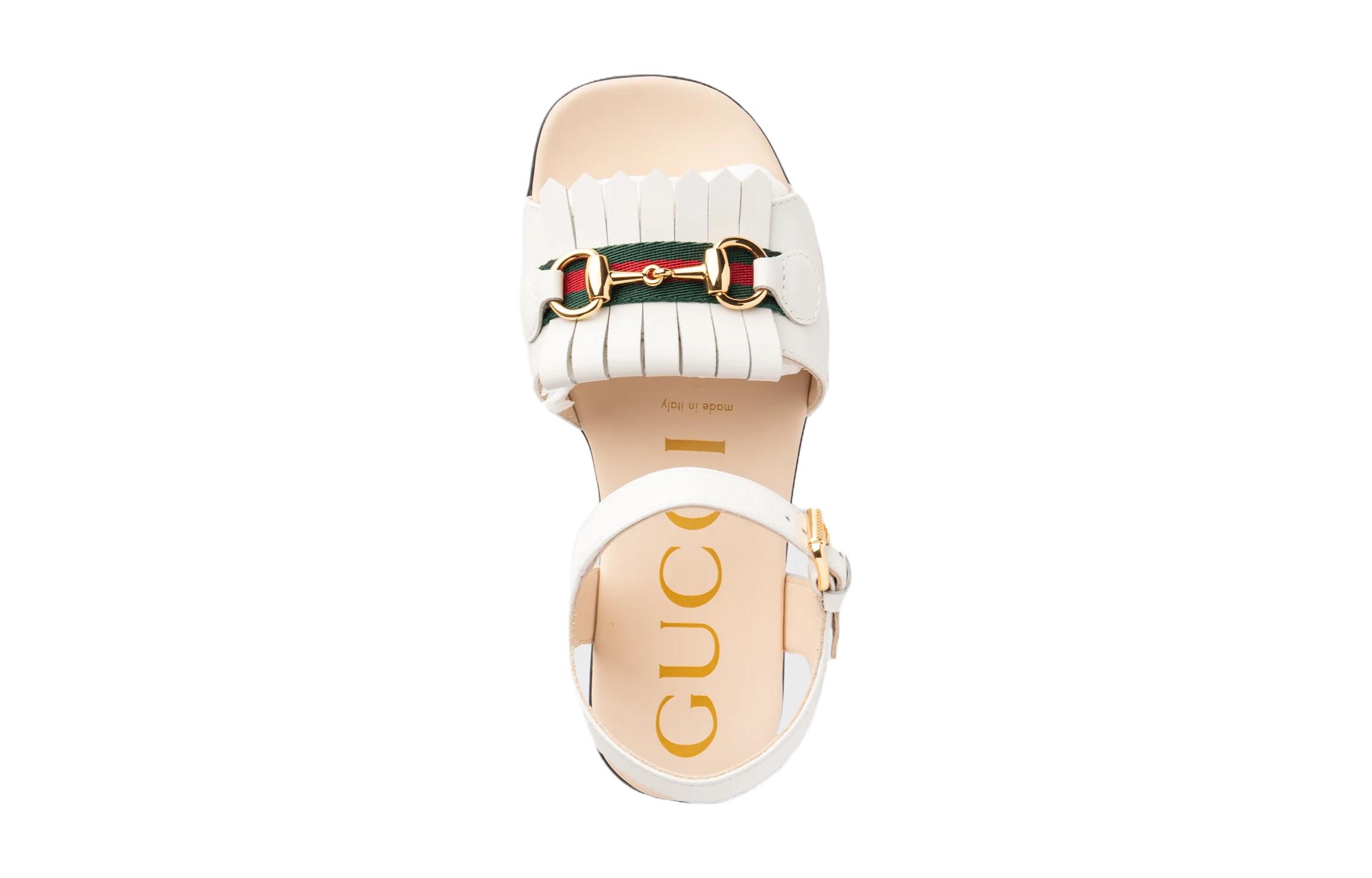 Shop (PS) Gucci Getah GG Selipar 'Putih' 725766-AABF0-9165