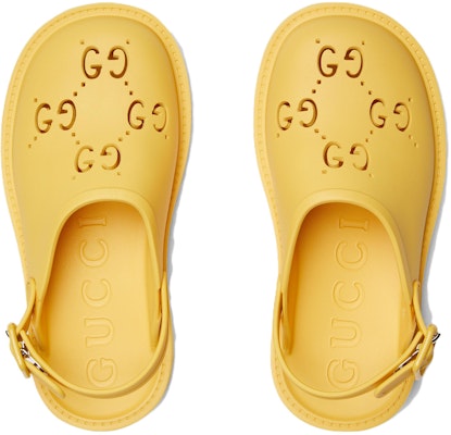 童裝 GUCCI古馳 膠橡舒適 通風 休閒鞋 黃色 Shop 童裝 GUCCI古馳 膠橡舒適 通風 休閒鞋 黃色