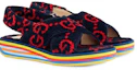 Order (PS) Claquettes Gucci en Caoutchouc ''Bleu Rouge'' 603868-HMM00-4089