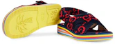 Shop (PS) Claquettes Gucci en Caoutchouc ''Bleu Rouge'' 603868-HMM00-4089