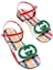 Lookbook (PS) Sandal Gucci 'Red Green Web' 681340-ALU80-6561
