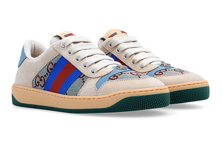 (PS) Gucci Screener 'Enamel GG White Blue Green' 圖 3