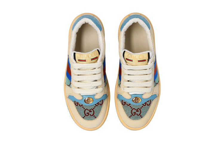(PS) Gucci Screener 'Enamel GG White Blue Green' 圖 5