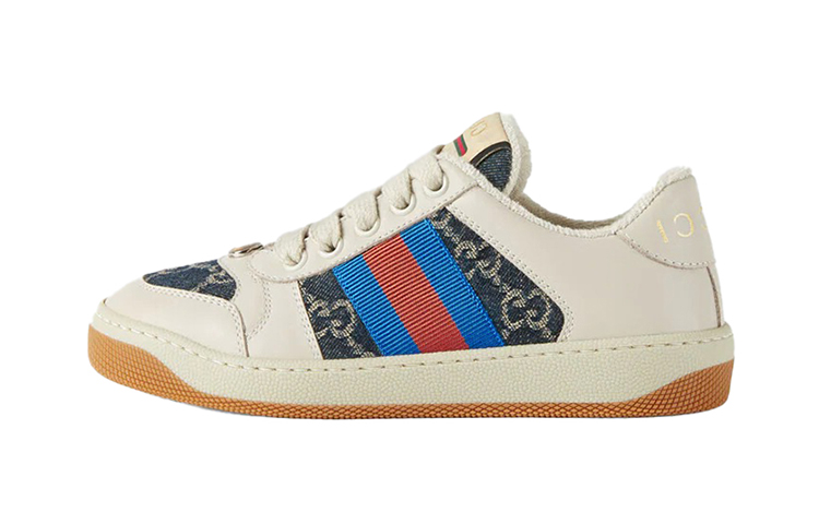 (Preschool) Gucci Screener GG Sneaker 'White Blue' 626620-22V40-4663