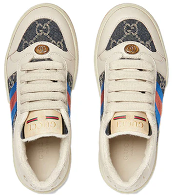(PS) 구찌 스크리너 GG 스니커즈 '화이트 블루' 626620-22V40-4663 Lookbook (PS) 구찌 스크리너 GG 스니커즈 '화이트 블루' 626620-22V40-4663