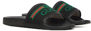 Order (PS) Gucci Selipar 'Nilon Hitam' 629741-HYS20-1000