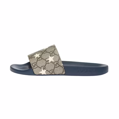 (PS) Gucci Slide 'Brown Blue Print'