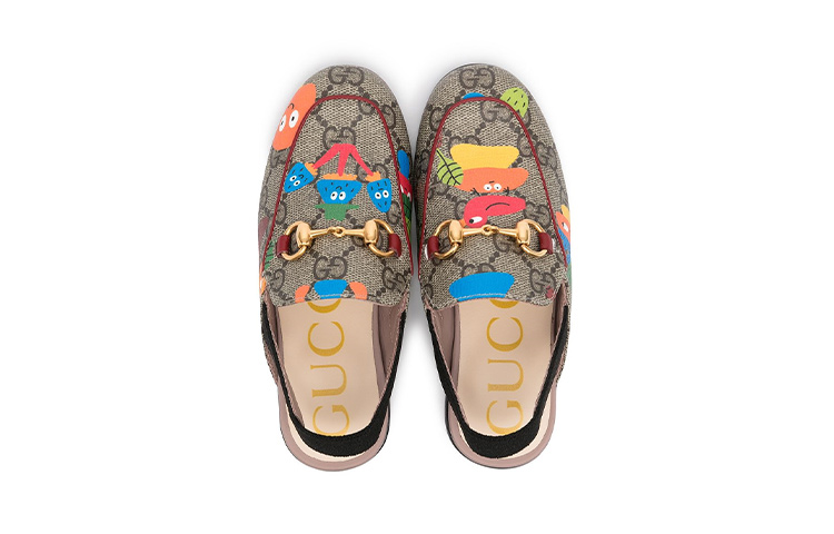 Buy (PS) 古驰灰色拖鞋 503893-22T10-8470