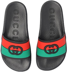 (PS) Gucci Selipar 'Interlocking G Merah Hijau' 681330-JFA00-8815 Lookbook (PS) Gucci Selipar 'Interlocking G Merah Hijau' 681330-JFA00-8815