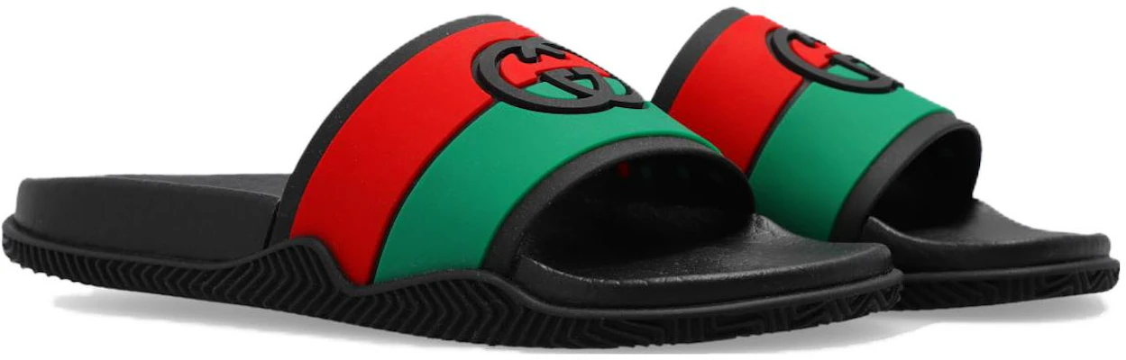 (Preschool) Gucci Slide 'Interlocking G Red Green' 681330-JFA00-8815 Details for (Preschool) Gucci Slide 'Interlocking G Red Green' 681330-JFA00-8815