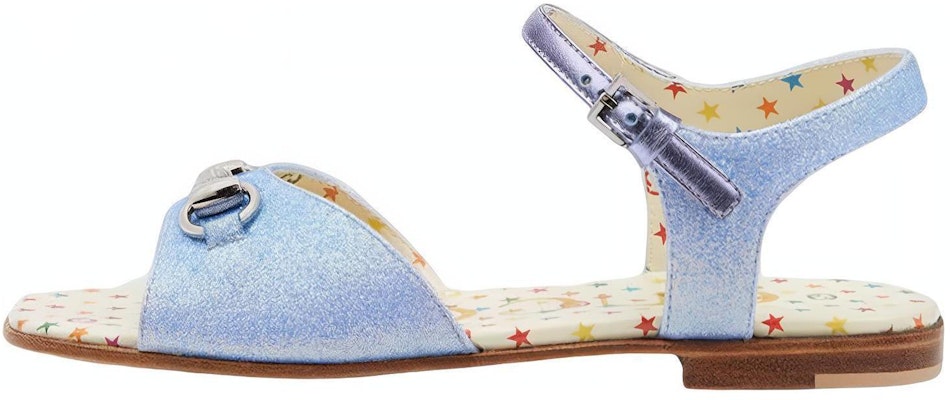 (Preschool) Gucci Slide Sandal 'Blue Horsebit Sparkle' 681338-KUS40-4760 Buy (Preschool) Gucci Slide Sandal 'Blue Horsebit Sparkle' 681338-KUS40-4760