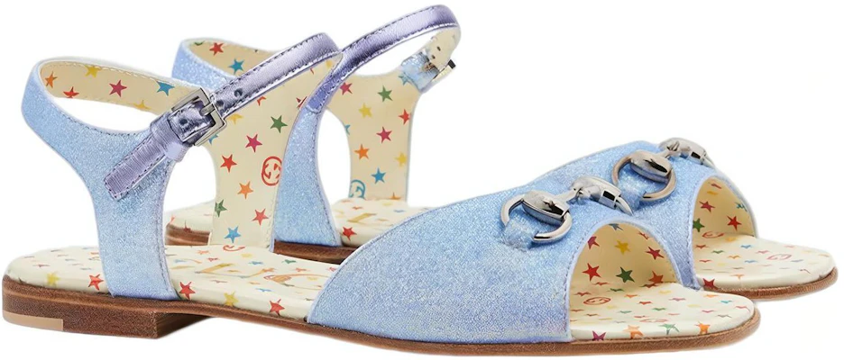 (Preschool) Gucci Slide Sandal 'Blue Horsebit Sparkle' 681338-KUS40-4760 Order (Preschool) Gucci Slide Sandal 'Blue Horsebit Sparkle' 681338-KUS40-4760