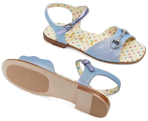 (Preschool) Gucci Slide Sandal 'Blue Horsebit Sparkle' 681338-KUS40-4760 Purchase (Preschool) Gucci Slide Sandal 'Blue Horsebit Sparkle' 681338-KUS40-4760