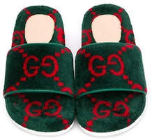 (Preschool) Gucci Slide Sandals 'Green Toweling' 603869-HMM60-3170 (Preschool) Gucci Slide Sandals 'Green Toweling' 603869-HMM60-3170