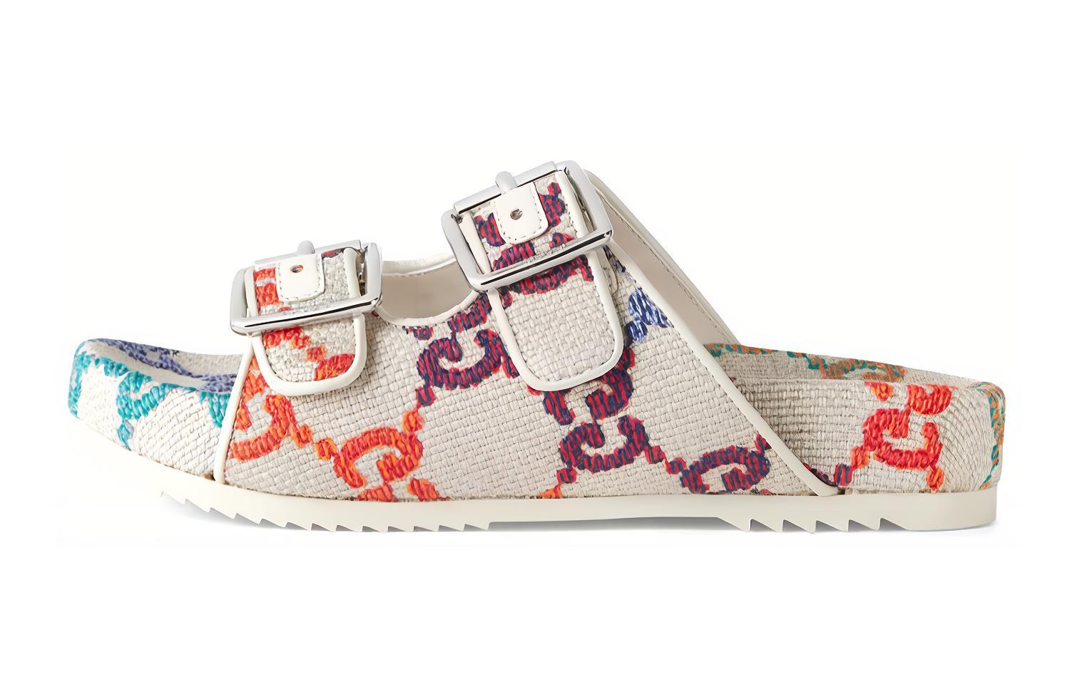 (Preschool) Gucci Slides 'Ribbon Round Toe - Cream' 685117-UFTE0-8470