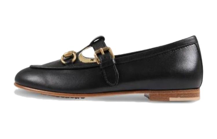 (Preschool) Gucci Slip-On 'Black Leather' 702900-AAA7Z-1000