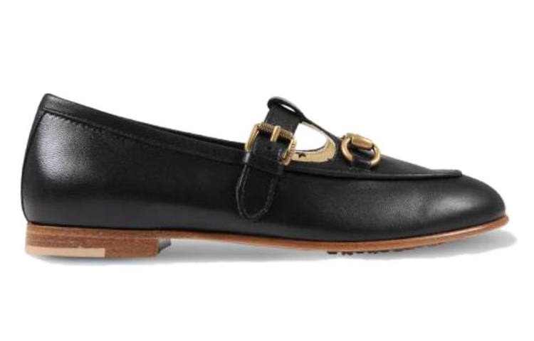 Order (Preschool) Gucci Slip-On 'Black Leather' 702900-AAA7Z-1000