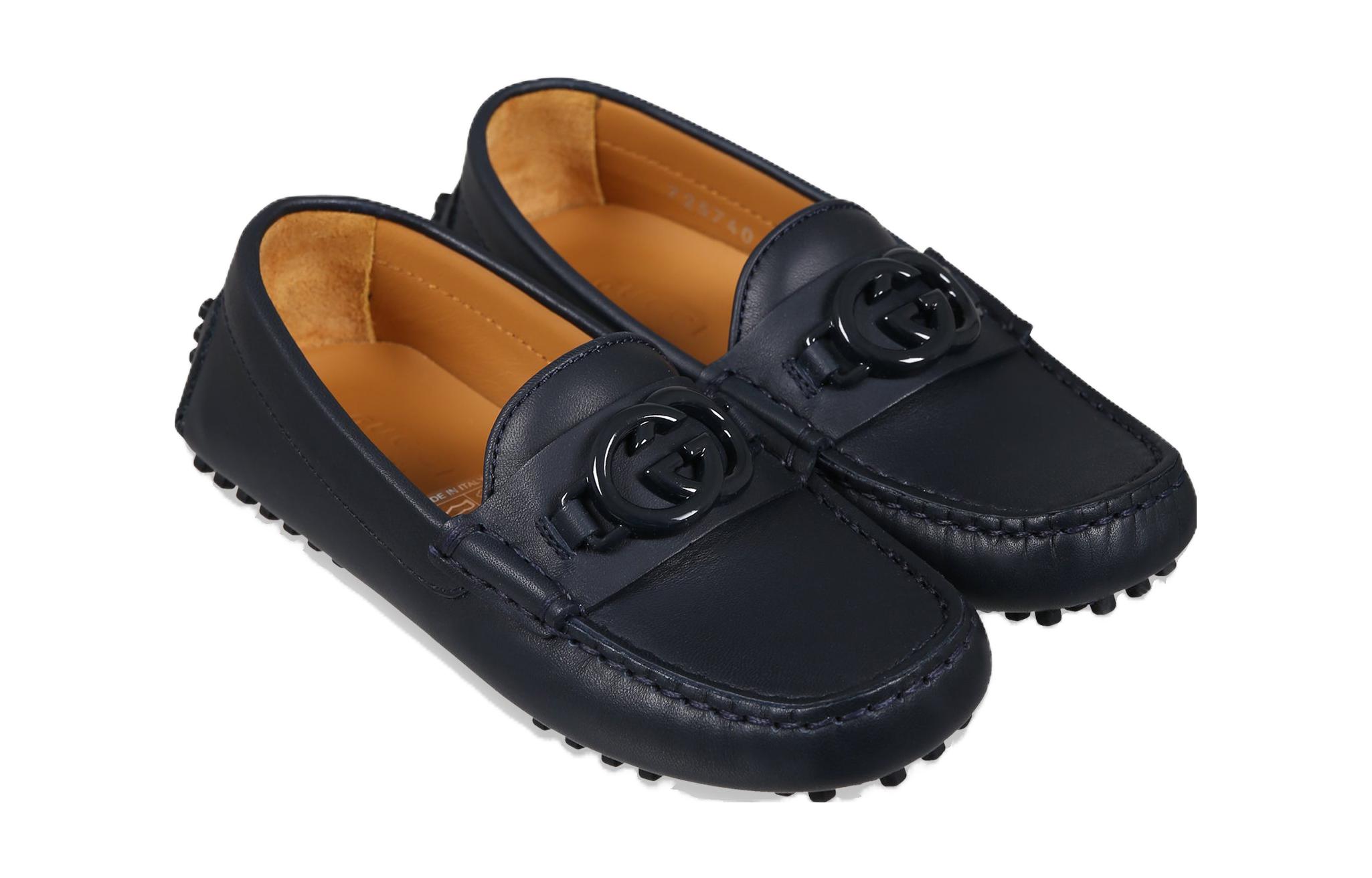 Shop (Preschool) Gucci Slip-On 'Navy' 725740-1XH00-4009