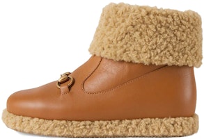 (Preschool) Gucci Snow Boots 'Brown with Horsebit Buckle' 662197-17T60-2760 (Preschool) Gucci Snow Boots 'Brown with Horsebit Buckle' 662197-17T60-2760