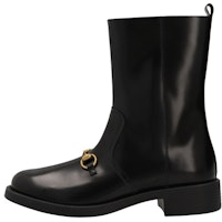 (Preschool) Gucci Speedy 'Black Leather Fashion Boots' 703562-U3D00-1000 (Preschool) Gucci Speedy 'Black Leather Fashion Boots' 703562-U3D00-1000