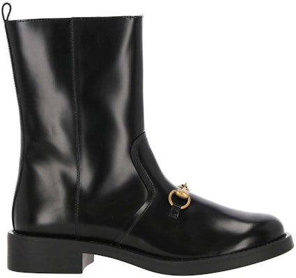 (Preschool) Gucci Speedy 'Black Leather Fashion Boots' 703562-U3D00-1000 Order (Preschool) Gucci Speedy 'Black Leather Fashion Boots' 703562-U3D00-1000