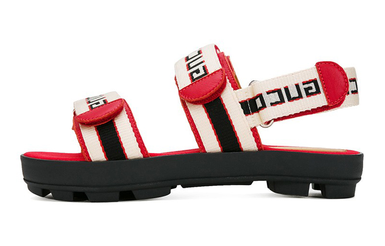 (Preschool) Gucci Stripe Fashion Sandals 'Red Me' 561384-HJP20-9579