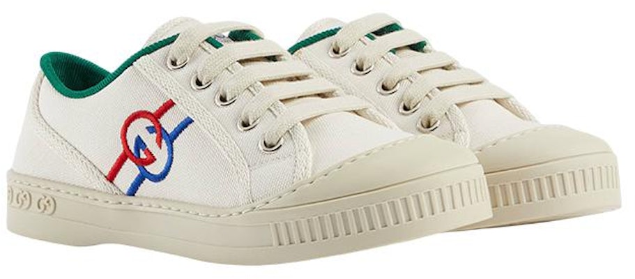 中童 GUCCI 古馳 Tennis 1977 帆布 低幫系帶 低幫 時尚板鞋 米色 Order 中童 GUCCI 古馳 Tennis 1977 帆布 低幫系帶 低幫 時尚板鞋 米色