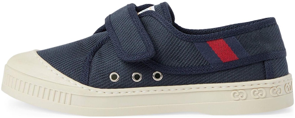 (PS) 古驰1977海军蓝粗花呢魔术贴布鞋 725756-2KH60-4048 Buy (PS) 古驰1977海军蓝粗花呢魔术贴布鞋 725756-2KH60-4048