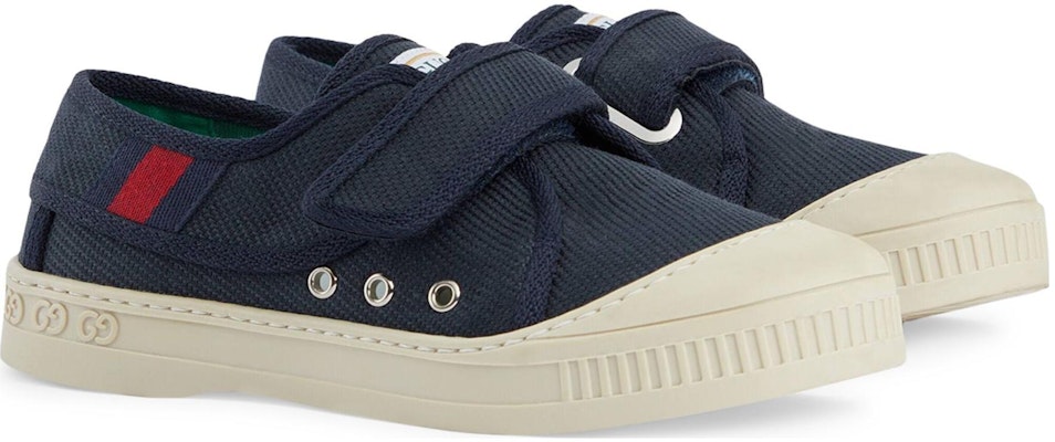 (Preschool) Gucci Tennis 1977 'Navy Tweed Velcro' 725756-2KH60-4048 Lookbook (Preschool) Gucci Tennis 1977 'Navy Tweed Velcro' 725756-2KH60-4048