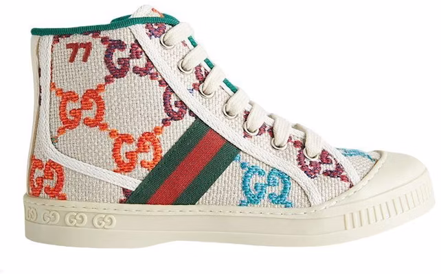 (Preschool) Gucci Tennis 1977 High 'Beige Green Red' 685455-UFT90-8465 Order (Preschool) Gucci Tennis 1977 High 'Beige Green Red' 685455-UFT90-8465
