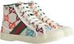 Lookbook (PS) Gucci Tennis 1977 Tinggi 'Beige Hijau Merah' 685455-UFT90-8465