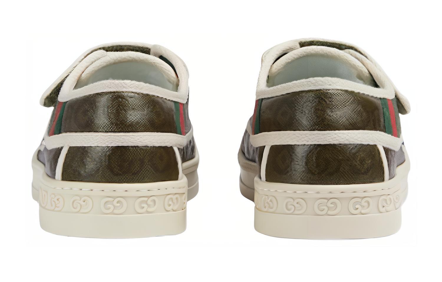 Lookbook (PS) Gucci Tennis 1977 Rendah 'Hijau Gelap' 725756-FACE1-2644