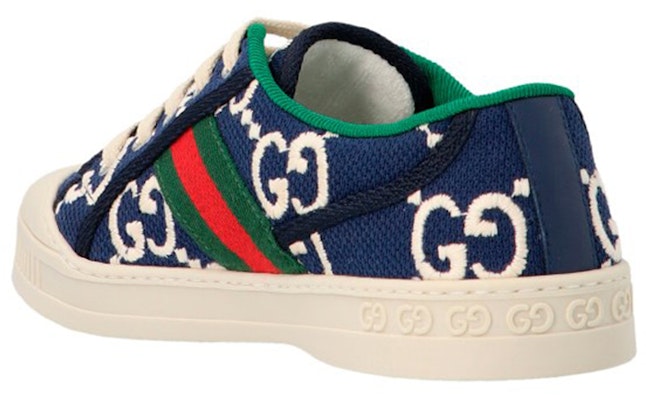 (PS) Gucci Tennis 1977 Rendah 'Navy' 647075-H0G20-4575 Order (PS) Gucci Tennis 1977 Rendah 'Navy' 647075-H0G20-4575