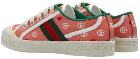 Purchase 中童 GUCCI古馳 Tennis 1977 低筒 系帶 低筒 時尚板鞋 粉色