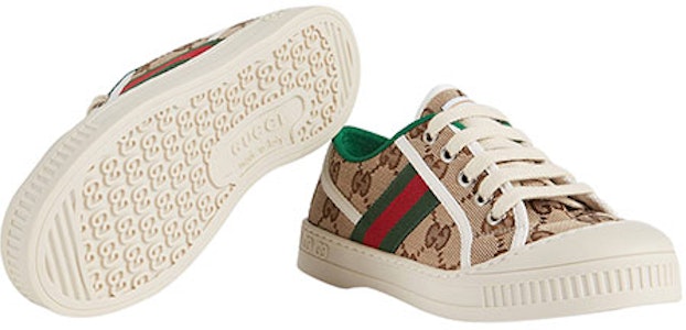 (PS) Gucci Tennis 1977 Sneaker 'Beige Ebony GG Denim' 647075-HVKF0-9760 Details for (PS) Gucci Tennis 1977 Sneaker 'Beige Ebony GG Denim' 647075-HVKF0-9760