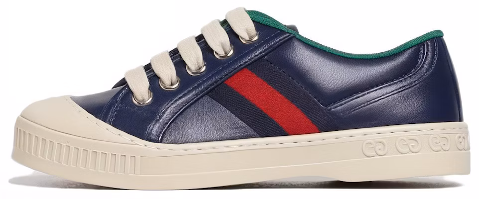 (PS) グッチ テニス1977 ネイビー スニーカー 682249-17L10-4173 Buy (PS) グッチ テニス1977 ネイビー スニーカー 682249-17L10-4173