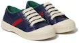Lookbook (PS) グッチ テニス1977 ネイビー スニーカー 682249-17L10-4173