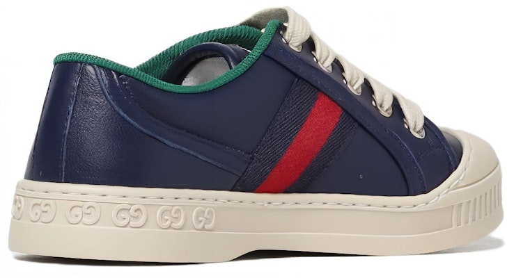 (PS) グッチ テニス1977 ネイビー スニーカー 682249-17L10-4173 Shop (PS) グッチ テニス1977 ネイビー スニーカー 682249-17L10-4173