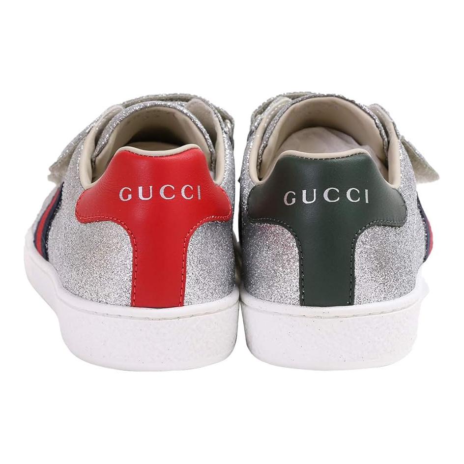 Shop (Preschool) Gucci Velcro Low 'Silver Fashion' 463090-KUSU0-8185