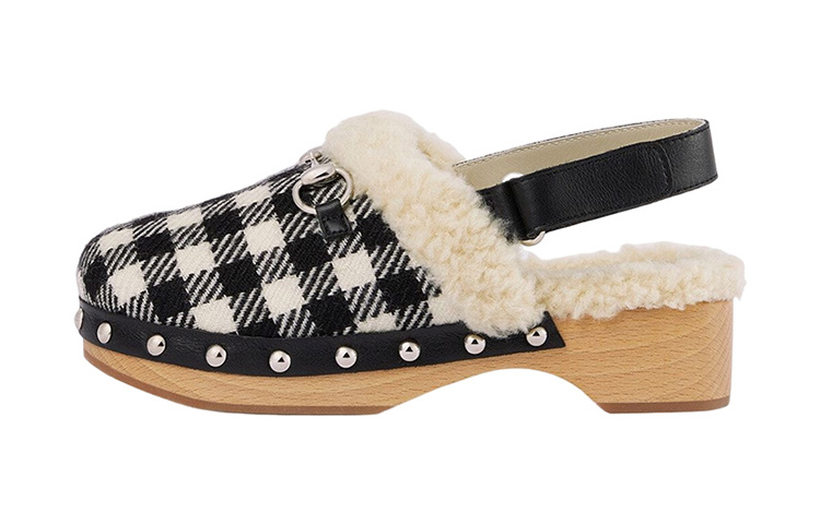 (Preschool) Gucci Velcro Sandal &#x27;Black White&#x27; 714515-FAAQD-9242