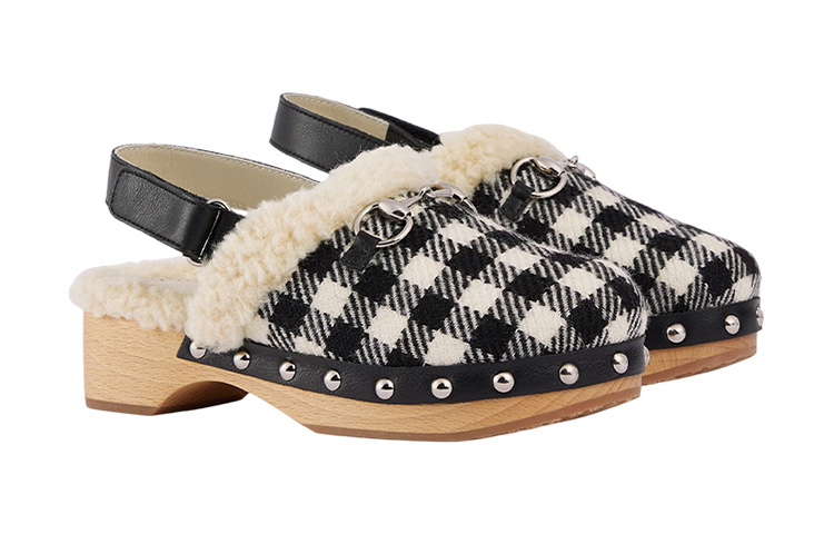 Order (PS) Sandal Velcro Gucci 'Hitam Putih' 714515-FAAQD-9242