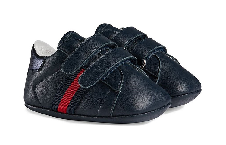 Lookbook (PS) Sneakers Gucci Velcro 'Hitam' 500852-BKPT0-4074