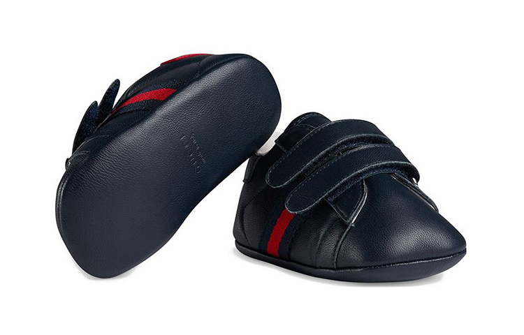 Shop (Preschool) Gucci Velcro Sneakers 'Black' 500852-BKPT0-4074