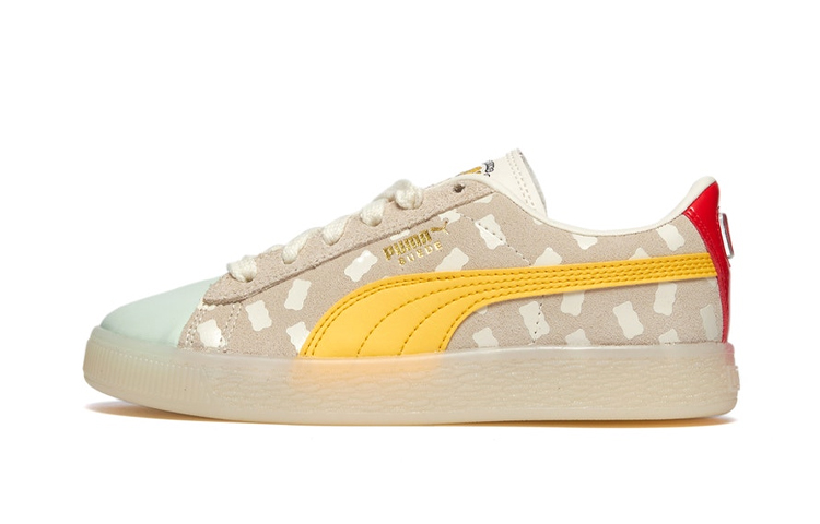 Buy (PS) 彪马 Haribo x Suede '奶油黄红' 382844-01