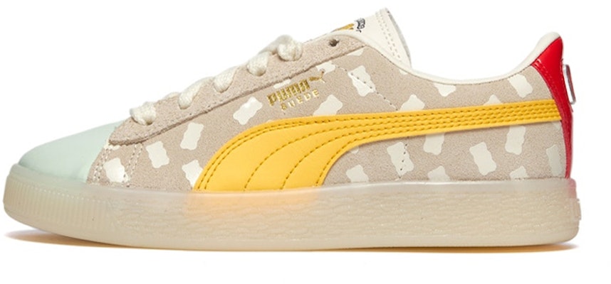 中童 Haribo x PUMA Suede PS 休閒 防滑耐磨 低筒 兒童板鞋 米色 Buy 中童 Haribo x PUMA Suede PS 休閒 防滑耐磨 低筒 兒童板鞋 米色